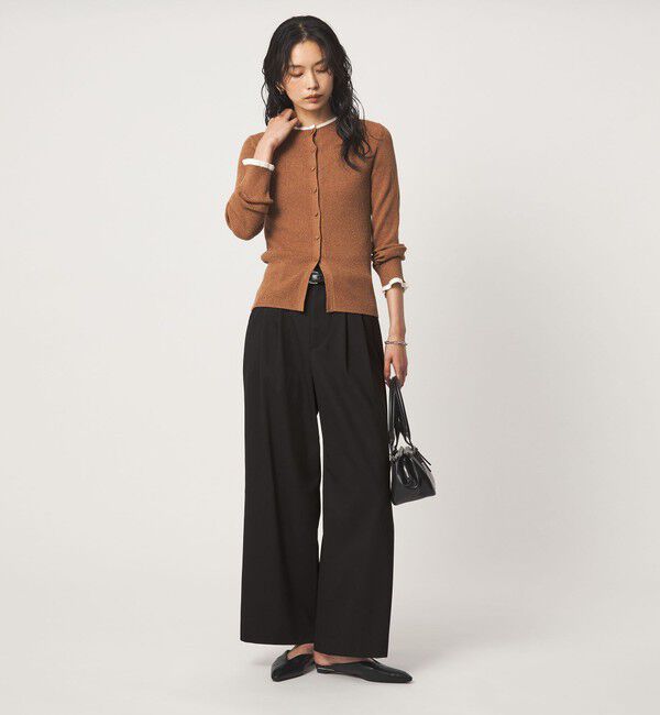 UNITED ARROWS green label relaxing「ソモウライク 2タック ワイド パンツ ウォッシャブル ストレッチ」|スラックス|
