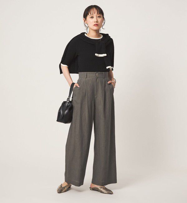 UNITED ARROWS green label relaxing「FAbRICA 2タック ワイド パンツ」|その他|