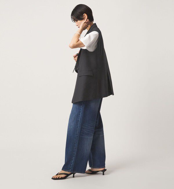 UNITED ARROWS green label relaxing「ツイードライク ジレ マシンウォッシャブル 帯電防止 」|ベスト・ジレ|