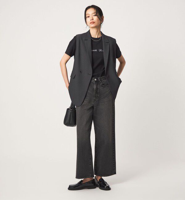 UNITED ARROWS green label relaxing「ツイードライク ジレ マシンウォッシャブル 帯電防止 」|ベスト・ジレ|