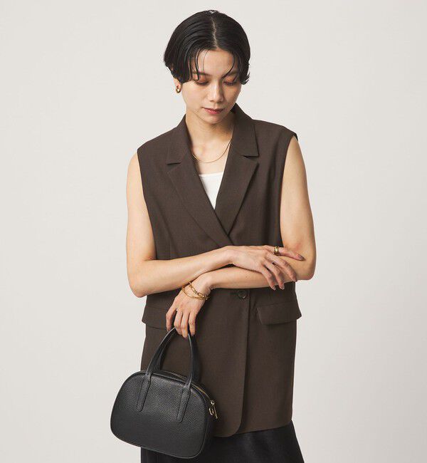UNITED ARROWS green label relaxing「ツイードライク ジレ マシンウォッシャブル 帯電防止 」|ベスト・ジレ|
