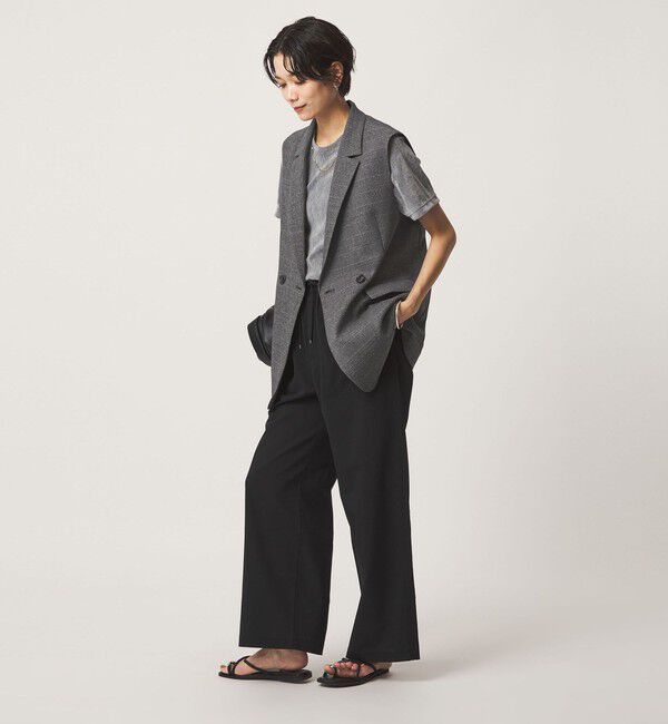 UNITED ARROWS green label relaxing「ツイードライク ジレ マシンウォッシャブル 帯電防止 」|ベスト・ジレ|
