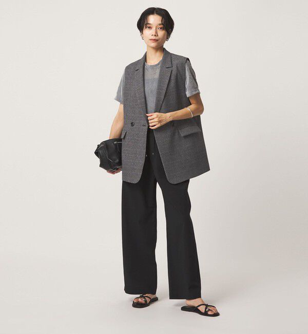 UNITED ARROWS green label relaxing「ツイードライク ジレ マシンウォッシャブル 帯電防止 」|ベスト・ジレ|