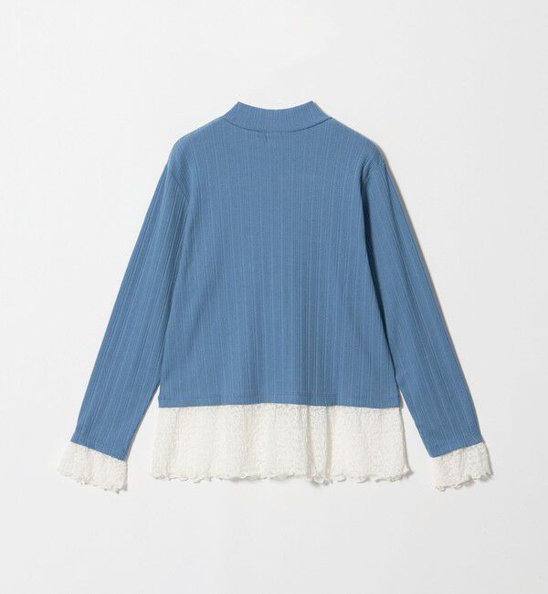 UNITED ARROWS green label relaxing「チュール レース コンビ プルオーバー / キッズ 140cm-160cm」|Tシャツ・カットソー|