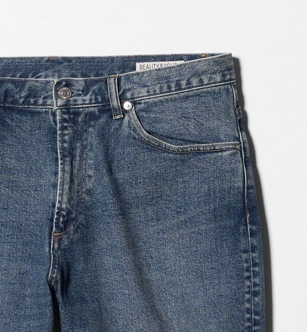 BEAUTY&YOUTH UNITED ARROWS「L&infin;Plus シェービング 5ポケット デニム パンツ NO.3」|チノ|
