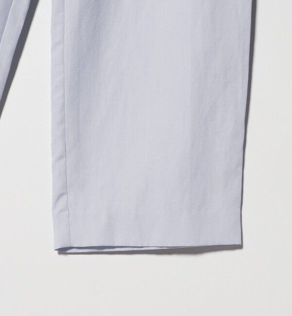 BEAUTY&YOUTH UNITED ARROWS「麻ブレンド バックゴム タック ワイドパンツ」|チノ|