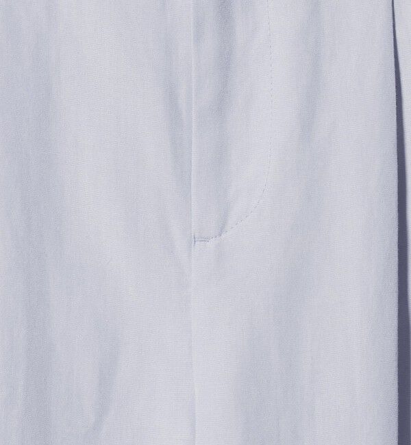 BEAUTY&YOUTH UNITED ARROWS「麻ブレンド バックゴム タック ワイドパンツ」|チノ|