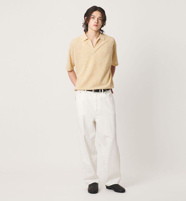 BEAUTY&YOUTH UNITED ARROWS「テーパード ホワイト デニム 5ポケット パンツ NO.9」|チノ|