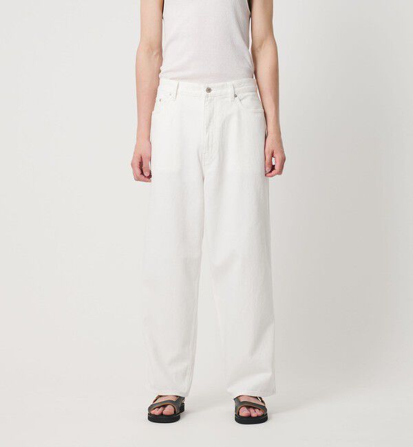 BEAUTY&YOUTH UNITED ARROWS「テーパード ホワイト デニム 5ポケット パンツ NO.9」|チノ|