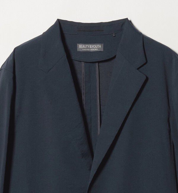 BEAUTY&YOUTH UNITED ARROWS「MIXTURE ナイロン コンフォート ジャケット ヨコストレッチ 撥水機能 ウォッシャブル セットアップ対応」|テーラードジャケット|