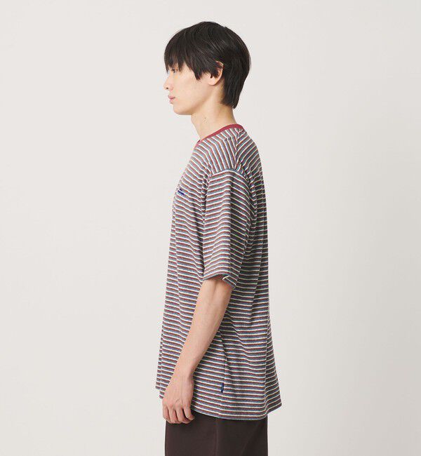 NICE WEATHER「＜NICE WEATHER＞マルチボーダー Tシャツ」|Tシャツ・カットソー|