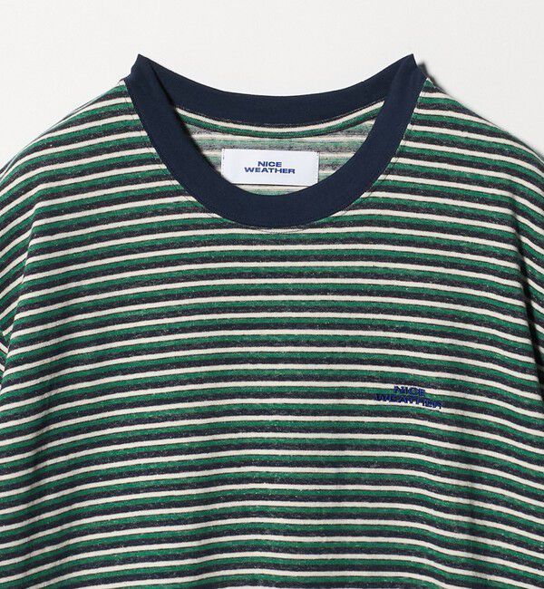 NICE WEATHER「＜NICE WEATHER＞マルチボーダー Tシャツ」|Tシャツ・カットソー|