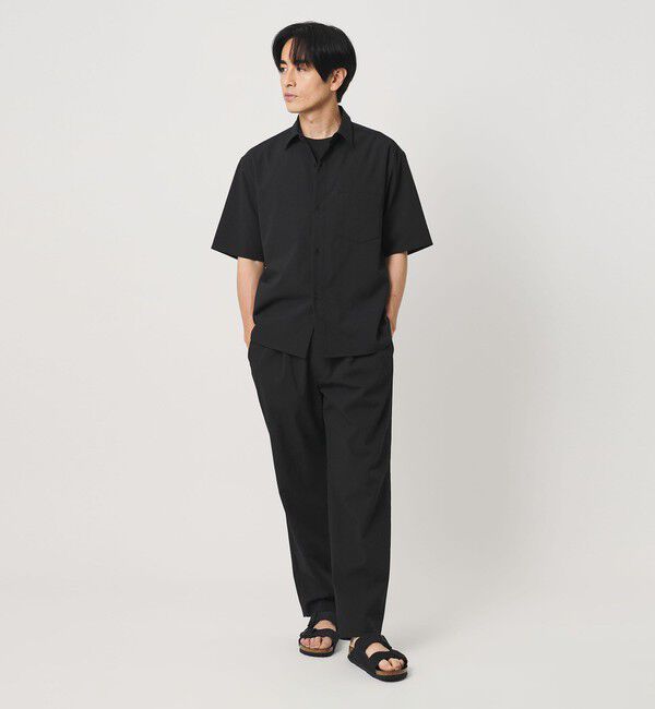 BEAUTY&YOUTH UNITED ARROWS「KOMATSU PACK トロピカル 1P テーパード イージー パンツ NO.6 ストレッチ 吸水速乾 UVカット セットアップ」|チノ|