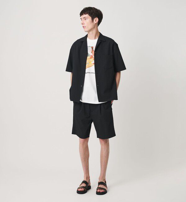 BEAUTY&YOUTH UNITED ARROWS「KOMATSU PACK トロピカル 1プリーツ ショーツ ストレッチ 吸水速乾 UVカット セットアップ対応」|その他|