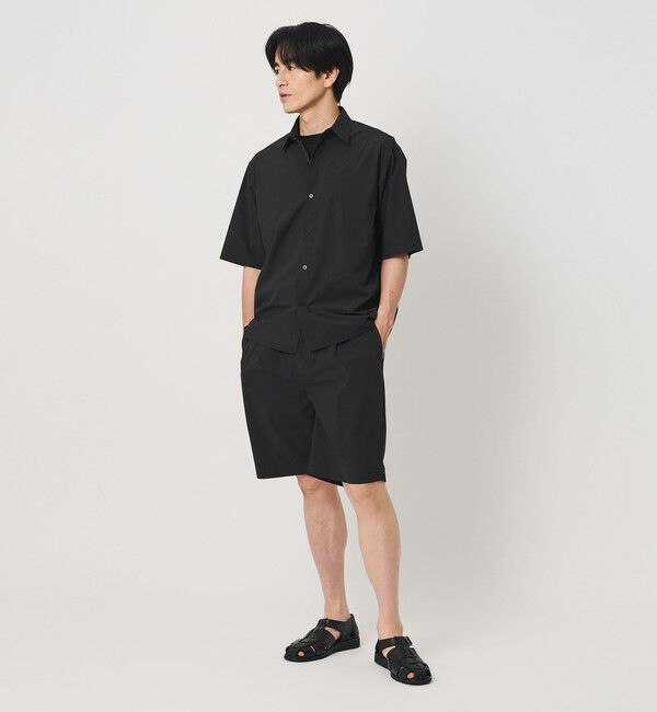 BEAUTY&YOUTH UNITED ARROWS「KOMATSU PACK トロピカル 1プリーツ ショーツ ストレッチ 吸水速乾 UVカット セットアップ対応」|その他|