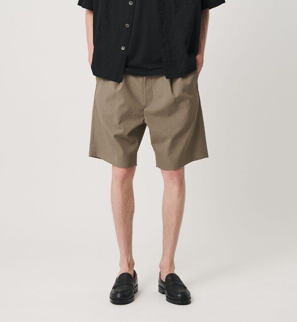 BEAUTY&YOUTH UNITED ARROWS「KOMATSU PACK トロピカル 1プリーツ ショーツ ストレッチ 吸水速乾 UVカット セットアップ対応」|その他|BEIGE