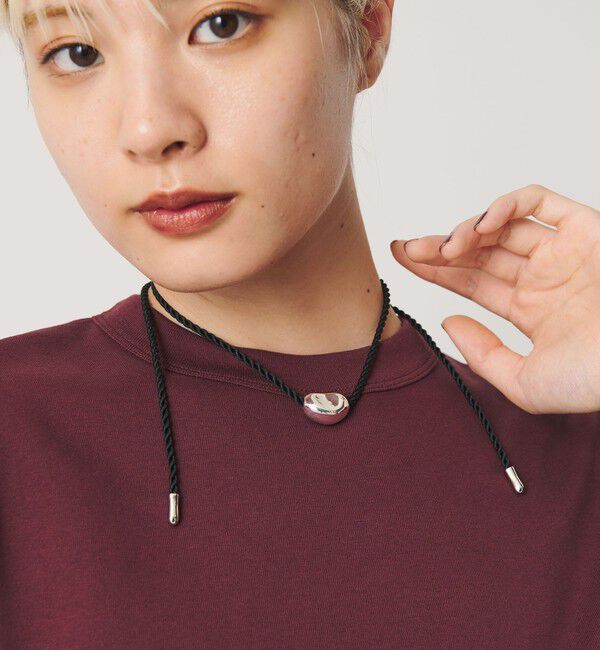 BEAUTY&YOUTH UNITED ARROWS「＜JAMIRAY＞Mini Bean シルクコード ネックレス」|ネックレス|SILVER