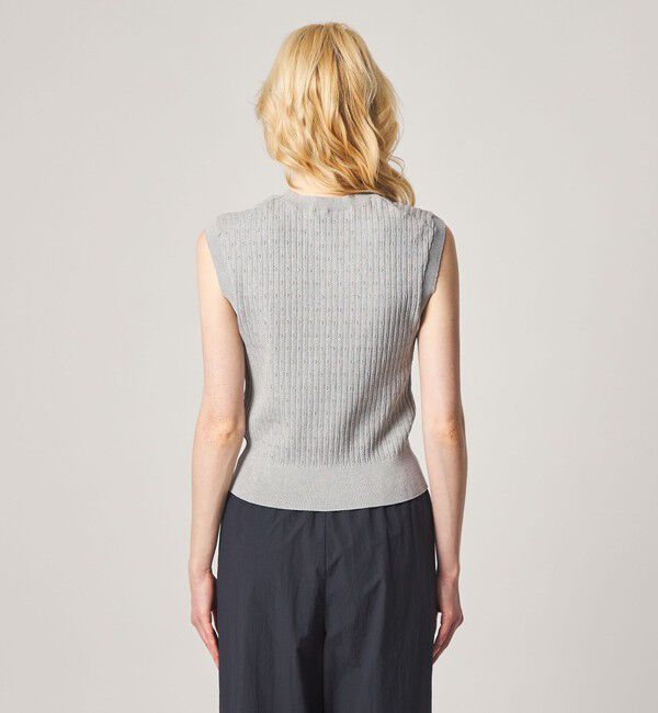 STEVEN ALAN「＜Steven Alan＞アイレット リブ ベスト」|ニット・セーター|