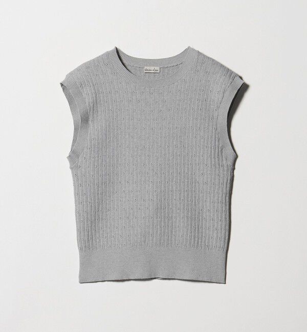 STEVEN ALAN「＜Steven Alan＞アイレット リブ ベスト」|ニット・セーター|