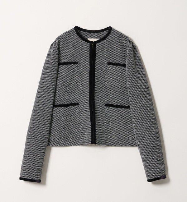 STEVEN ALAN「＜Steven Alan＞ジャガード ブルゾン」|ノーカラージャケット|