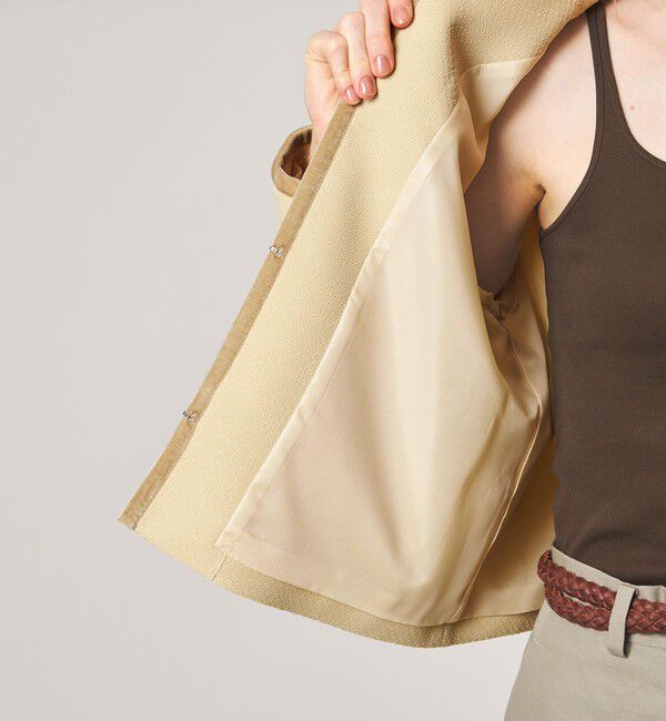 STEVEN ALAN「＜Steven Alan＞ジャガード ブルゾン」|ノーカラージャケット|
