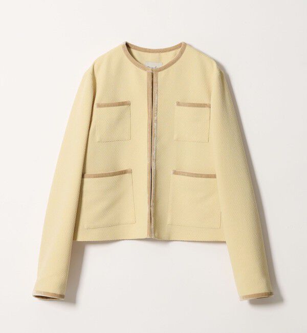 STEVEN ALAN「＜Steven Alan＞ジャガード ブルゾン」|ノーカラージャケット|