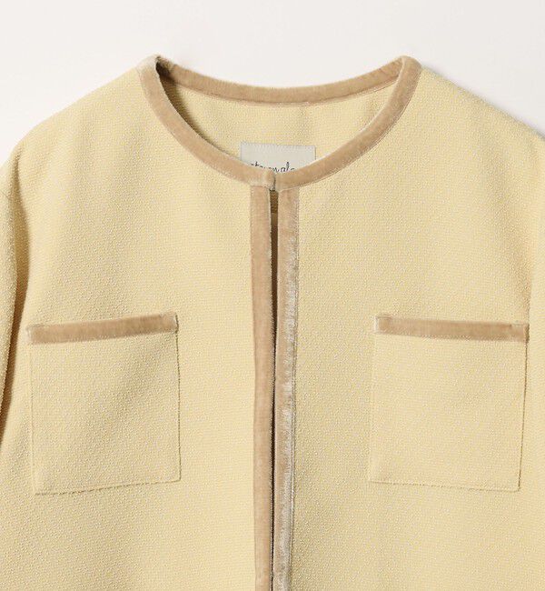 STEVEN ALAN「＜Steven Alan＞ジャガード ブルゾン」|ノーカラージャケット|