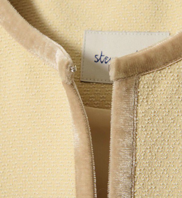 STEVEN ALAN「＜Steven Alan＞ジャガード ブルゾン」|ノーカラージャケット|