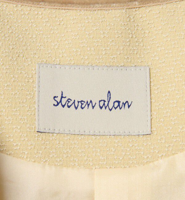 STEVEN ALAN「＜Steven Alan＞ジャガード ブルゾン」|ノーカラージャケット|