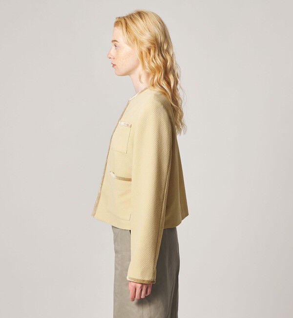 STEVEN ALAN「＜Steven Alan＞ジャガード ブルゾン」|ノーカラージャケット|