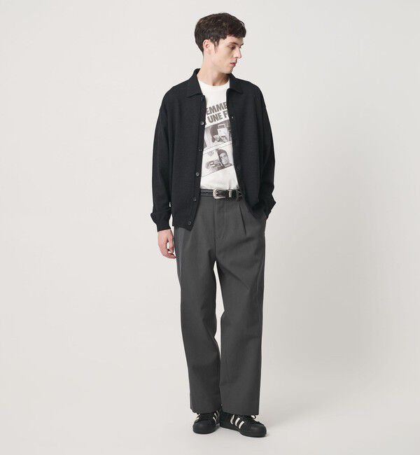 BEAUTY&YOUTH UNITED ARROWS「エアロ ツイル 1プリーツ スラックス NO.9」|チノ|