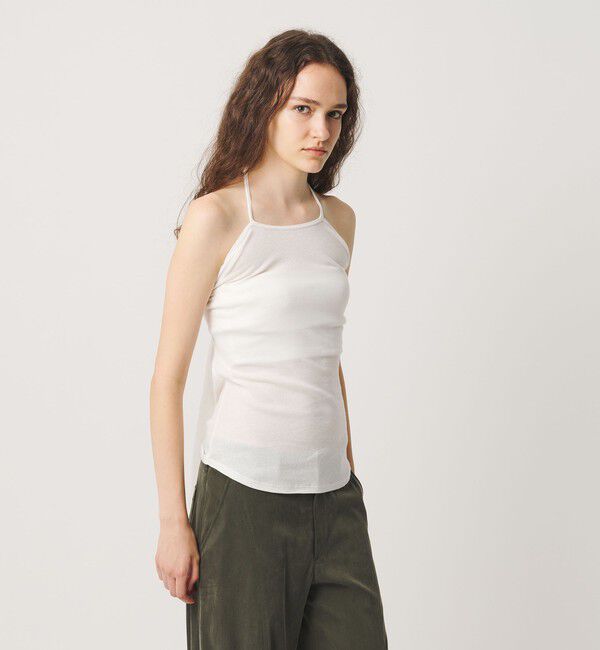 ATTISESSION「＜ATTISESSION＞コットンカシミヤ ホルターネックカットソー」|Tシャツ・カットソー|