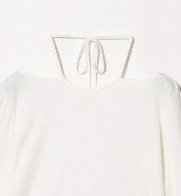 ATTISESSION「＜ATTISESSION＞コットンカシミヤ ホルターネックカットソー」|Tシャツ・カットソー|