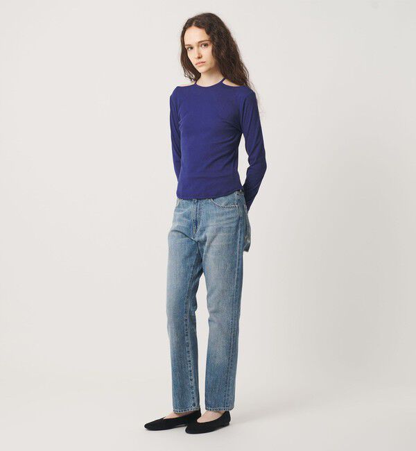 ATTISESSION「＜ATTISESSION＞コットンカシミヤ ホルターネックカットソー」|Tシャツ・カットソー|