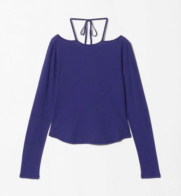 ATTISESSION「＜ATTISESSION＞コットンカシミヤ ホルターネックカットソー」|Tシャツ・カットソー|