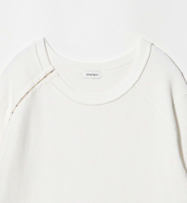 ATTISESSION「＜ATTISESSION＞ホック サーマル トップス」|Tシャツ・カットソー|