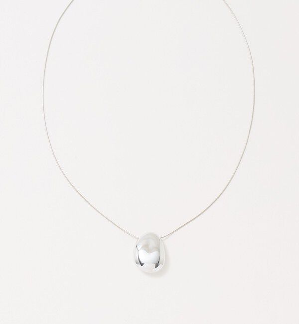 BEAUTY&YOUTH UNITED ARROWS「メタル トップ ロングネックレス」|ネックレス|SILVER