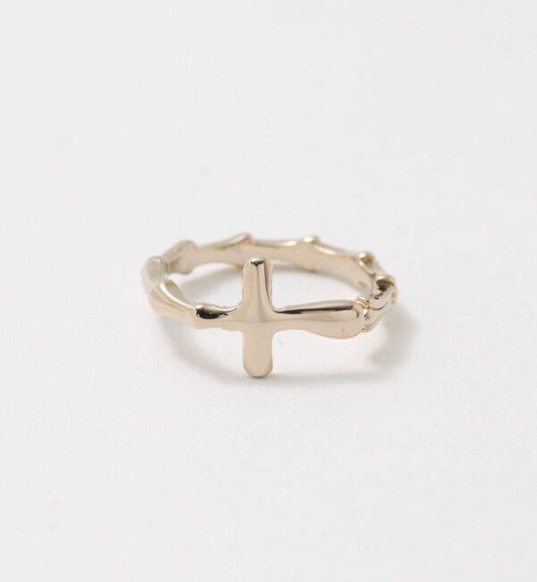 BEAUTY&YOUTH UNITED ARROWS「ユニーク クロス リング」|リング|GOLD
