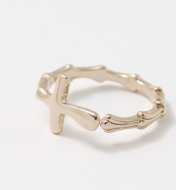 BEAUTY&YOUTH UNITED ARROWS「ユニーク クロス リング」|リング|