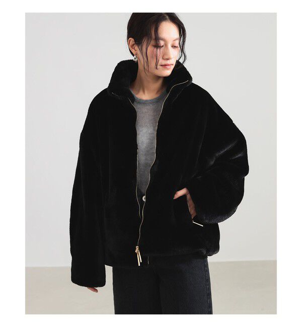 Demi-Luxe BEAMS 「TATRAS / BARBRA ボア ブルゾン」|ブルゾン・スタジャン|