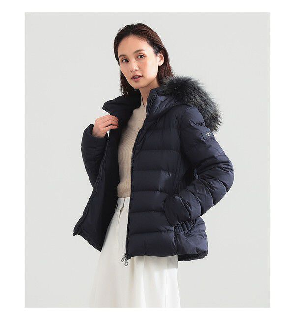 Demi-Luxe BEAMS 「【別注】TATRAS / KOSAVA セイル ファー ダウンジャケット」|ブルゾン・スタジャン|NAVY/GREY