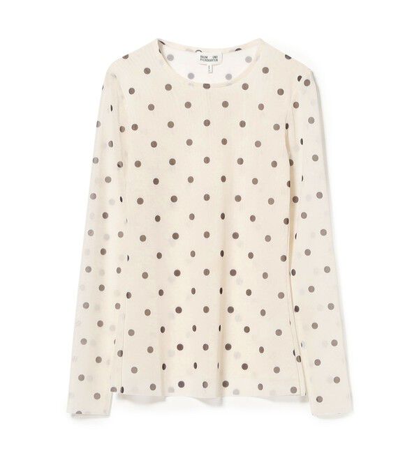 Demi-Luxe BEAMS 「BAUM UND PFERDGARTEN / JODIE メッシュ ドット カットソー」|Tシャツ・カットソー|