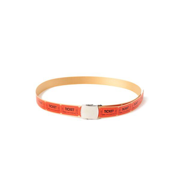 BEAMSBOY「【別注】PIKE / TICKET BELT」|ベルト|BEIGE