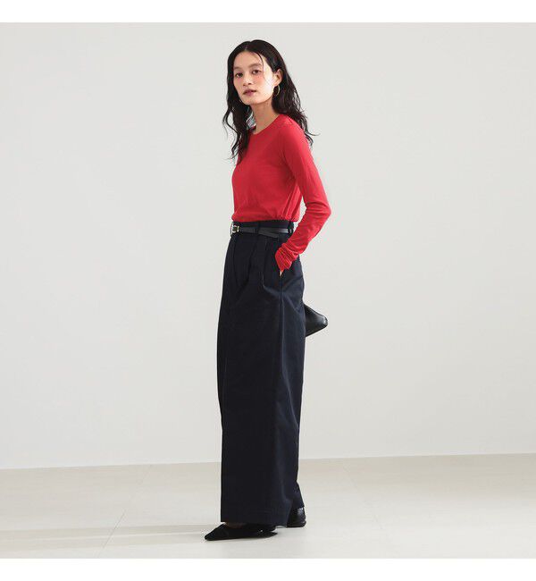Demi-Luxe BEAMS 「コットン ハイツイスト シアー Tシャツ 26AW」|Tシャツ・カットソー|