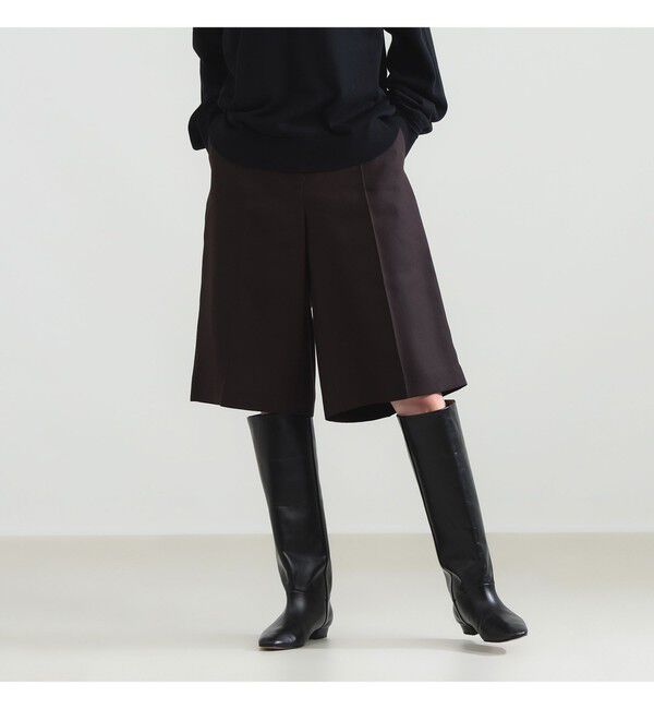 Demi-Luxe BEAMS 「クリース オーバー ショートパンツ」|チノ|