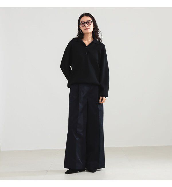 Demi-Luxe BEAMS 「14ゲージ スムース ポロ ニット」|ニット・セーター|