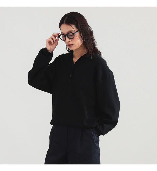 Demi-Luxe BEAMS 「14ゲージ スムース ポロ ニット」|ニット・セーター|