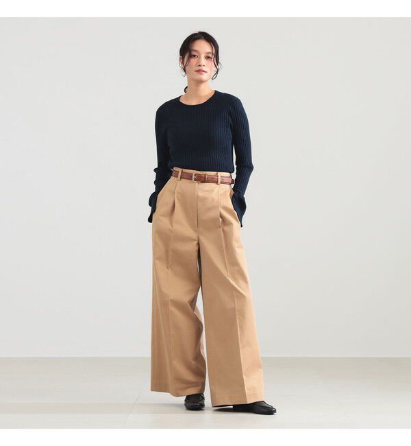 Demi-Luxe BEAMS 「16ゲージ ワイドリブ ニット」|ニット・セーター|