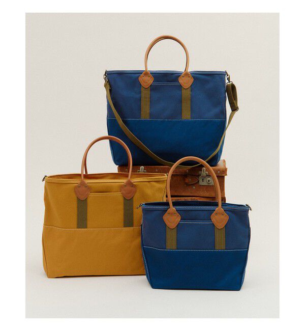 BEAMS PLUS「L.L.Bean / 別注 Deep Bottom Leather Handle Zip Tote L」|その他|