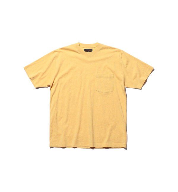 BEAMS PLUS「Pocket Tee Colored Grandrelle」|Tシャツ・カットソー|YELLOW